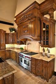 Custom Hand Carved Kitchen Cabinetry Tuscan Kitchen Tuscan Kitchen Design Rustic Kitchen
