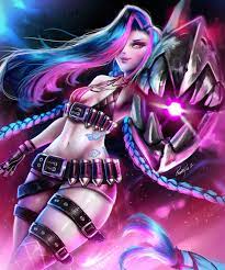 Marksman girl Jinx: League of Legends game fanart... (22 Oct 2017)｜Random  Anime Arts [rARTs]: Collection of anime pictures
