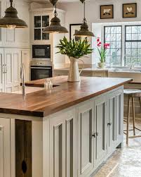 Light Fixtures With The Green White Colored Cabinets Rustic Kitchen Cabinets Rustic Farmhouse Kitchen Home Decor Kitchen
