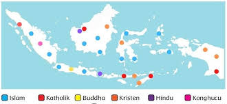 Dengan demikian agama islam tersebar di bumi indonesia. Berilah Tanda Seperti Berikut Pada Daerah Di Peta Sesuai Persebaran Agamanya Kunci Jawaban Tema 1 Kelas 5 Sd Portal Jember Halaman 2