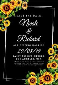 Variasi warna yang muncul dapat berupa putih, oranye, kuning, merah, dan hijau. Poster Undangan Pernikahan Bunga Cat Air Bunga Matahari Templat Ai Unduhan Gratis Pikbest