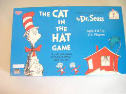 Vintage Dr Seuss Cat In The Hat Board Game Toy Children Play Etsy In 2021 Seuss Kids Playing Buy A Cat