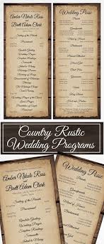 Country Wedding Ceremony Programs Traditional Wedding Etsy Country Wedding Ceremony Rustic Wedding Programs Wedding Ceremony Programs