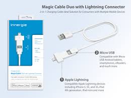 Innergie Introduces Magicable Duo With Lightning Connector For Apple Lightning And Android Mobile Devices Business Wire