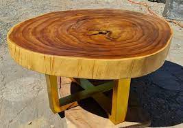 Rustic natural rhomefurnituredc 5 out of 5 stars (25) $ 470.00. Coffee Table Round Live Edge Acacia Wood Solid Slab 37 5 Etsy In 2021 Coffee And End Tables Round Coffee Table Table