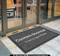 Personalized Doormat Outdoor Office Entrance Logo/Photo Custom Floor Mat  Shopping Mall Entrance Carpet Business Welcome Foot Mat - AliExpress
