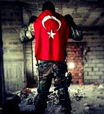 عاشقه الورد Adli Kullanicinin Turkluk Sereftir Panosundaki Pin Askeri Bayrak Askeriye