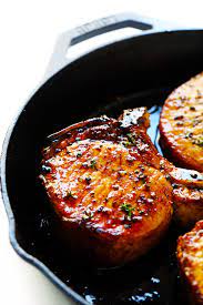 A pork chop, like other meat chops, is a loin cut taken perpendicular to the spine of the pig and is usually a rib or part of a vertebra. The Best Baked Pork Chops Recipe Juicy Flavorful And So Easy