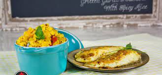 Grilled Haddock With Spicy Rice Recipe Napoleon Grilled Haddock Spicy Rice Recipes