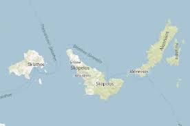 This map was created by a user. Xarths Skia8os Skopelos Alonnhsos Sporades Map Alonissos Skiathos Skopelos Magnhsia Xartes Maps Afierwma