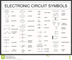 37 organized schematics symbols chart