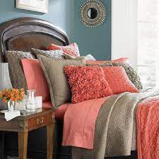 I've been carrying this beautiful vintage paper parasol from apartment to apartment. Modern Coral Color In Interior Design And Decorating Matching Room Colors