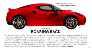Alfa Romeo Sports Car Alfa Romeo 4c Italian Cars