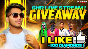 Love u byythanks for watching this video the. Lokesh Gamer 10 000 Diamonds Garena Free Fire Live Facebook