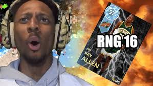 Diamond Ray Allen Gameplay! NBA 2K18 MyTeam! RNG 16!
