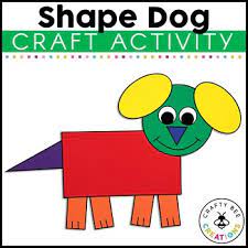 Check spelling or type a new query. Shape Animal Craft Dog Craft Shape Activities 2d Shapes Tpt