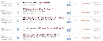 Dijual Calo Harga Tiket Konser Bts Mencapai Rp 43 Juta Dan Tetap Ada Yang Membeli Halaman All Tribun Wow