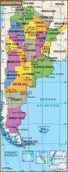 Argentina situation map pampa y norpatagonia. Argentina Mapa Vector World Maps