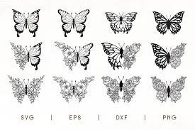 Free Free 154 Butterfly Rose Svg SVG PNG EPS DXF File