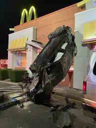 Two hospitalized after car crashes into Springfield McDonald's -  masslive.com