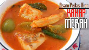 Paduan beberapa bahan bahan menjadikan resep asam pedas ikan bawal ini cocok disantap dengan nasi hangat. Asam Pedas Ikan Kakap Merah Kakap Asam Padeh V Meletop Youtube