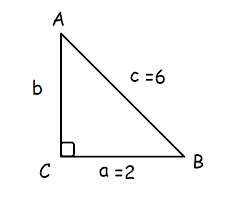 Solve the right triangle abc if angle a is 36°, and side c is 10 cm. Given A Right Triangle Triangle Abc With C 90 Circ If A 2 C 6 How Do You Find B Socratic