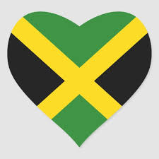 Strong and durable, special parachute cloth treatment reduces sun and chemical deterioration. Jamaica Flag Heart Sticker Zazzle Com Au