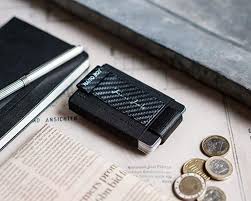 Jaimie Jacobs Portefeuille Homme Nano Boy Portefeuilles Minimaliste Porte Monnaie Fin Mini Wallet Porte Carte Pince A Billets Bru Card Holder Leather Pull Tab