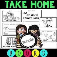 Distance Learning 46 Take Home Books A By Literacy Without Worksheets Teachers Pay Teachers Word Family Books Word Families Third Grade Sight Words