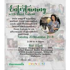 A list of 39 titles created 27 oct 2019. Entertaining With Dani Valent A Thermomix Masterclass Thermomix Malaysia