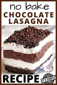 No Bake Chocolate Lasagna Recipe Oreo Lasagna Oreo Lasagna Recipe Chocolate Lasagna Recipe