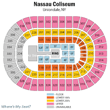 Particular Nassau Coliseum Seating Chart Wrestling