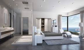 Open Concept Bathroom For Master Bedrooms In 2020 Cozy Master Bedroom Chic Master Bedroom Open Bathroom