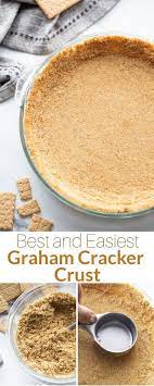 Graham Cracker Crust Recipe Graham Cracker Crust Sweet Recipes Desserts Basic Butter Cookies Recipe