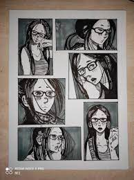 Sachi Nanjou fan art, drawn by my friend : r/OyasumiPunpun