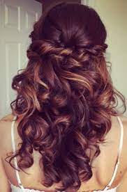 38 Easy Half Up Half Down Prom Hairstyles Ideas You Ll Love Fashionetmag Com Prom Hairstyles For Long Hair Prom Hair Down Curly Bridal Hair