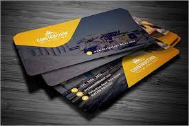 You'll need construction business cards. 20 Construction Company Business Cards Free Templates
