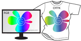 vector conversion using rgb cmyk or spot colors