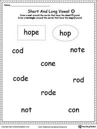 Vowels Short Or Long O Sound Words Short Vowel Worksheets I Sound Words Vowel Worksheets