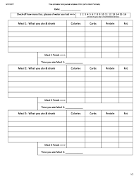 New fda compliant nutrition facts panel (fully editable). 30 Beautiful Food Journal Templates Templatearchive