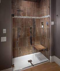 Barrier Free Shower Shower Stall Fiberglass Shower Pan Fiberglass Shower