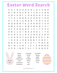 Kids, as well as adults, love these word searches. Easter Word Search Free Printable Worksheet For Kids