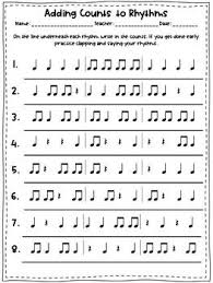 Rhythm Counting Worksheets By Rocky Mountain Music Tpt Counting Worksheets Music Classroom Music Classroom Activities