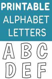 This set of free alphabet letter templates to print and cut out features an alphabet with a funny face on each letter. Printable Free Alphabet Templates