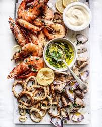 Seafood Grazing Platter Seafood Platter Grilled Seafood Seafood Recipes