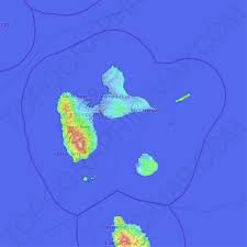 This map brings together case studies documenting a diversity of injustice related to airport projects across the world. Topografische Karte Guadeloupe Hohe Relief