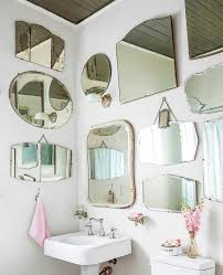 Mirrors On Bathroom Walls Mirror Gallery Vintage Mirror Wall Vintage Bathrooms