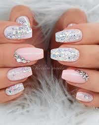 Mint green and light pink pastel nail art design. 48 Most Beautiful Nail Designs To Inspire You Light Pink And Glitter Nails