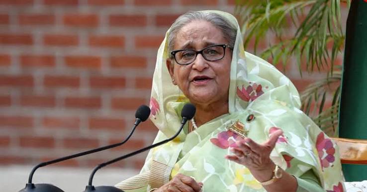 शेख हसीना यांच्या पत्रकार परिषदेवर बांगलादेशात नाराजी