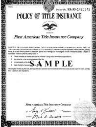 This type of title insurance covers you (the owner) from being sued if someone has a beef with your property. What Is Title Insurance